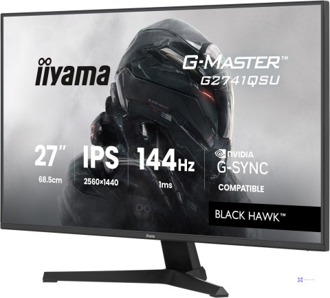 MONITOR IIYAMA LED IPS 27" G2741QSU-B1 Black Hawk 144Hz