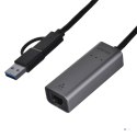 UNITEK ADAPTER USB-A/C - RJ45 2.5G ETHERNET (M/F)