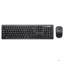 Zestaw klawiatura + mysz Lenovo 100 Wireless Combo Keyboard & Mouse GX30L66303 (USB 2.0; (EN); kolor czarny; optyczna; 1000 DPI)