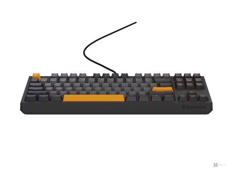 KLAWIATURA DLA GRACZY GENESIS THOR 230 TKL ANCHOR GRAY NEGATIVE US RGB MECHANICZNA OUTEMU RED (WYPRZEDAŻ)