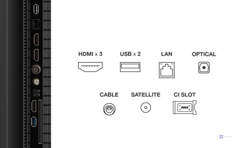 Telewizor TCL 75P79K QLED 75" 4K Ultra HD Google TV Dolby Atmos DVB-T2 Metaliczny