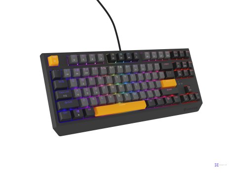 KLAWIATURA DLA GRACZY GENESIS THOR 230 TKL ANCHOR GRAY NEGATIVE US RGB MECHANICZNA OUTEMU RED (WYPRZEDAŻ)