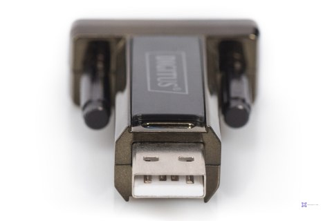 Adapter DIGITUS DA-70156 (USB M - RS-232 M; kolor czarny)