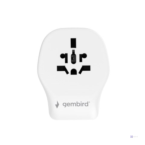 GEMBIRD UNIWERSALNY ADAPTER PODRÓŻNY 20 W, BIAŁY
