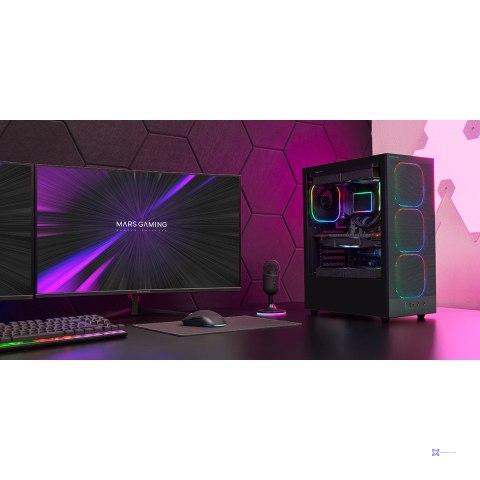 TACENS MARS MC-NEBULA 4x120mm ARGB ATX- obudowa