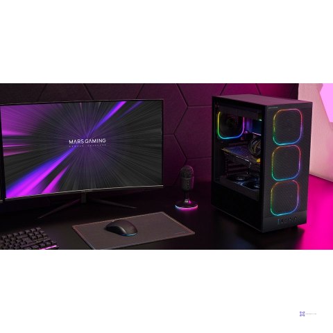 TACENS MARS MC-NEBULA 4x120mm ARGB ATX- obudowa