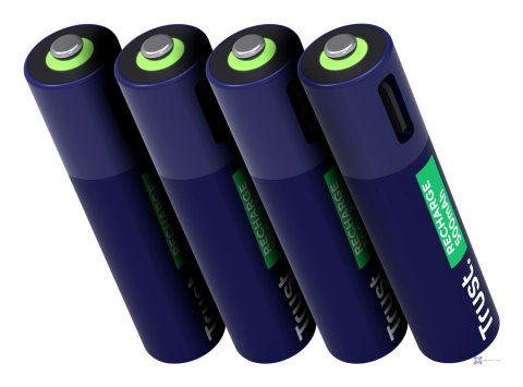 Baterie AAA Trust USB-C RECHARGEABLE BATTERIES 4P
