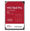 Dysk HDD WD Red Pro WD221KFGX (22 TB ; 3.5"; 512 MB; 7200 obr/min)