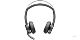 Poly Zestaw słuchawkowy Voyager Focus 2 z certyfikatem Microsoft Teams USB-C-C + przejściówka USB-C/A + podstawka ładująca 9T9J6