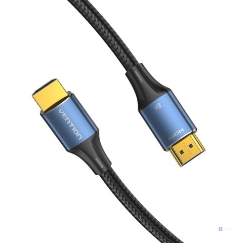 Kabel HDMI Vention 8K Ultra HD 48Gbps w oplocie 2m