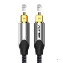Kabel audio optyczny Vention w oplocie z aluminiowym złączem 3m
