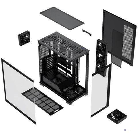 MODECOM OBUDOWA VOLCANO STELLAR PLUS ARGB MIDI 5F BLACK
