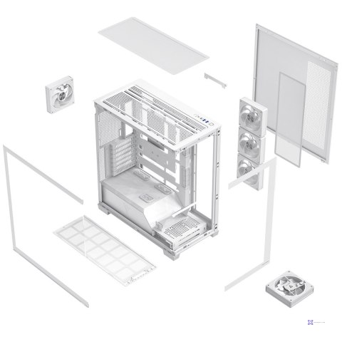 MODECOM OBUDOWA VOLCANO STELLAR PLUS ARGB MIDI 5F WHITE