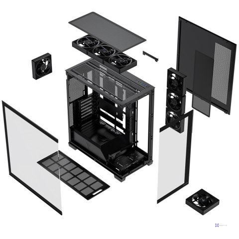 MODECOM OBUDOWA VOLCANO STELLAR PLUS ARGB MIDI 8F BLACK