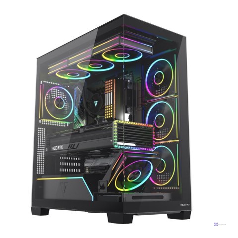 MODECOM OBUDOWA VOLCANO STELLAR PLUS ARGB MIDI 8F BLACK