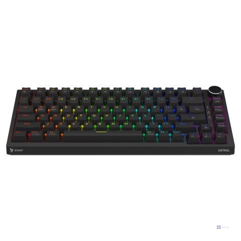 SAVIO KLAWIATURA MAGNETYCZNA ASTRAL BLACK OUTEMU WHITE JADE RGB