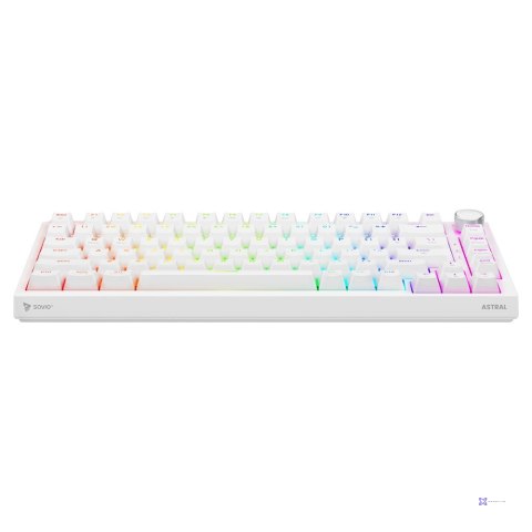 SAVIO KLAWIATURA MECHANICZNA ASTRAL WHITE OUTEMU WHITE JADE RGB