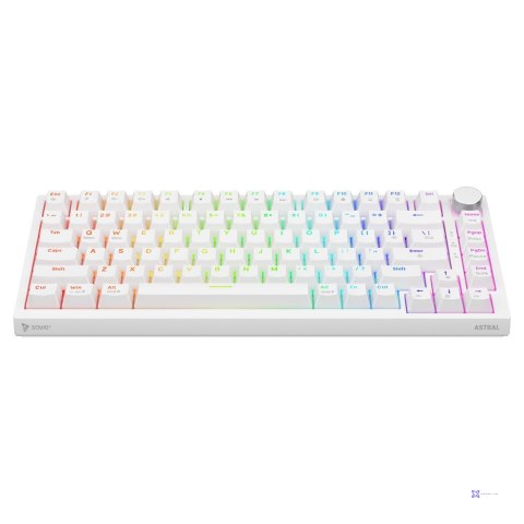 SAVIO KLAWIATURA MECHANICZNA ASTRAL WHITE OUTEMU WHITE JADE RGB