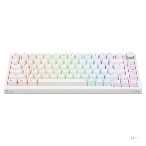 SAVIO KLAWIATURA MECHANICZNA ASTRAL WHITE OUTEMU WHITE JADE RGB