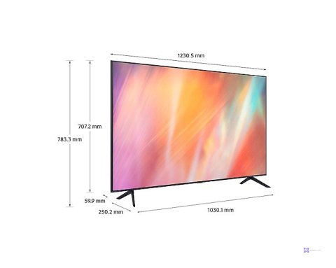 Telewizor 55" Samsung UE55AU7102K (4K 2000PQI DVB-T2 HEVC Smart) (WYPRZEDAŻ)