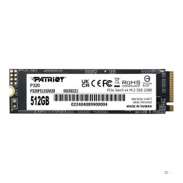 Dysk SSD Patriot P320 512GB M.2 2280 PCIe Gen3 x4 NVMe (3000/2200 MB/s)