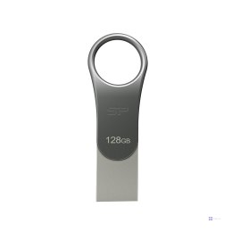 Pendrive Silicon Power Mobile C80 128GB Dual USB 3.1/Type-C Silver (SP128GBUC3C80V1S)