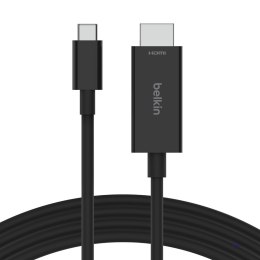 Kabel Belkin Connect USB-C to HDMI 2.1 Cable 2m Black (WYPRZEDAŻ)