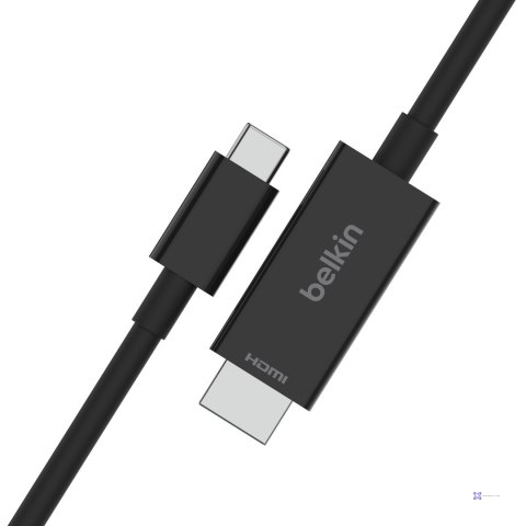 Kabel Belkin Connect USB-C to HDMI 2.1 Cable 2m Black (WYPRZEDAŻ)