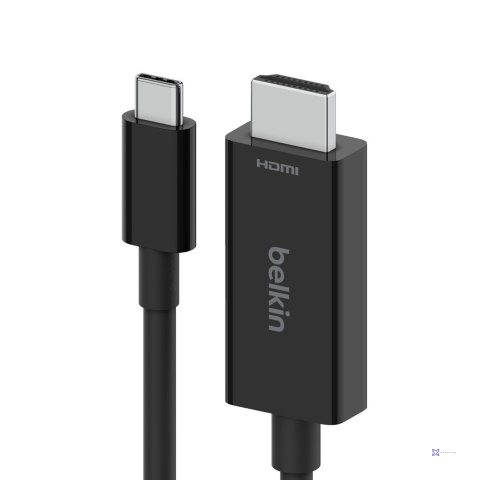 Kabel Belkin Connect USB-C to HDMI 2.1 Cable 2m Black (WYPRZEDAŻ)