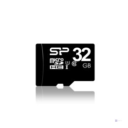 Karta pamięci Silicon Power microSDHC 32GB Class 10 + ADAPTER microSD-SD (SP032GBSTH010V10SP)