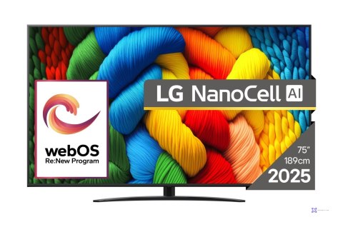 Telewizor 75" LG 75NANO81A3A