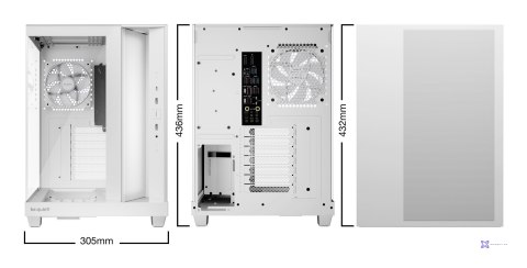 OBUDOWA BE QUIET! Light Base 500 LX White