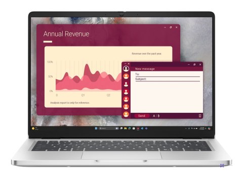 Dell Pro 14 PC14250 Ultra 7 255U 14.0"FHD+ IPS 300nits 16GB DDR5 5600 SSD512 Intel Arc Graphics BcklKb Cam IR 1080p WLAN + BT Bc