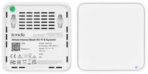 Tenda EX3 3-Pack AX1500 System Mesh Wi-Fi 6 (trzypak)