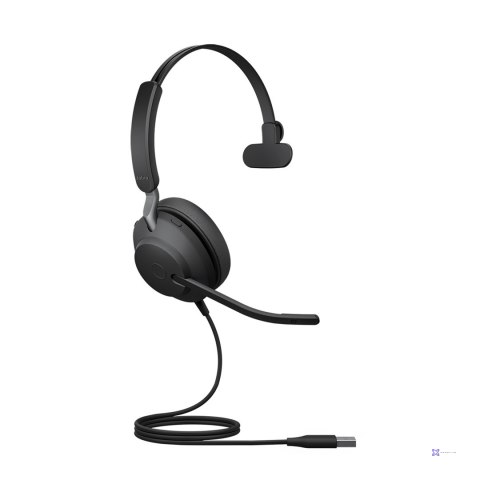 Sluchawki nauszne przewodowe Jabra Evolve2 40 UC Mono