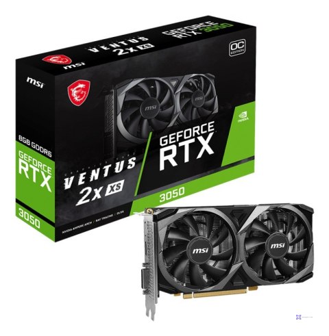 Karta graficzna MSI GeForce RTX 3050 VENTUS 2X XS 8G OC (WYPRZEDAŻ)