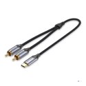 Kabel Audio Vention USB-C na 2RCA męski 1m