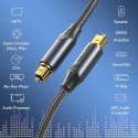 Kabel audio optyczny Vention w oplocie z aluminiowym złączem 5m czarny