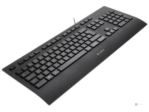 Klawiatura przewodowa Logitech Comfort K280e czarna