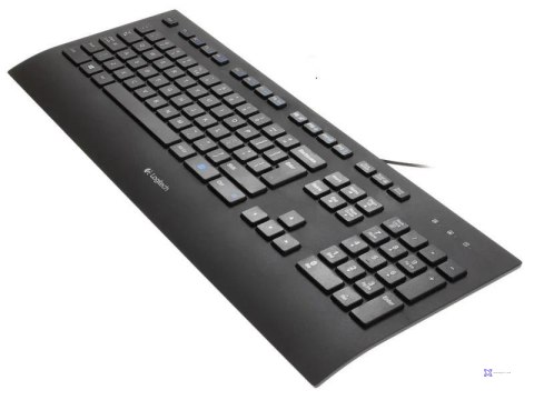 Klawiatura przewodowa Logitech Comfort K280e czarna