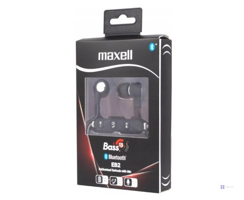 MAXELL Słuchawki Bezprzewodowe douszne Bluetooth BASS-13 BT EP BLACK