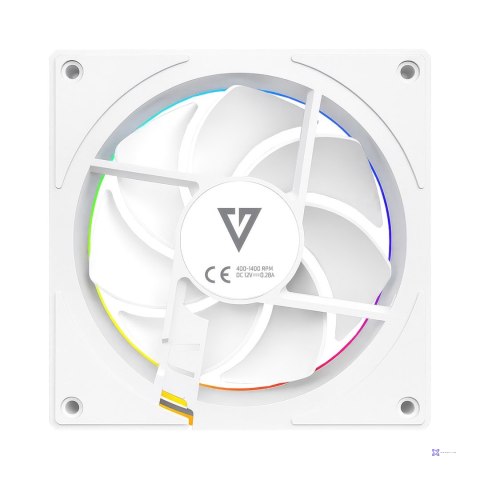 MODECOM VOLCANO LOOP 120 ARGB FAN BIAŁY