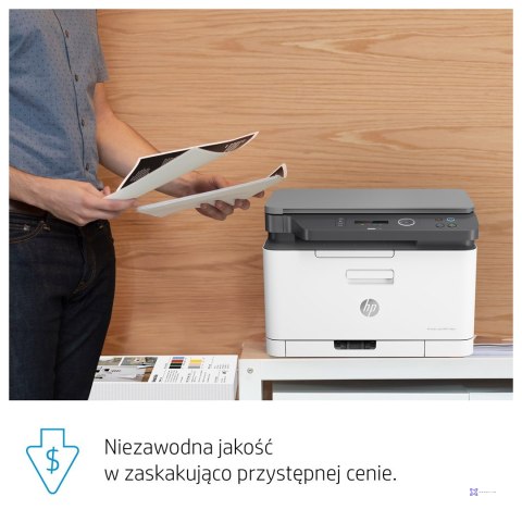 Urządzenie wielofunkcyjne HP Color Laser MFP 178nw 4ZB96A (laserowe, laserowe kolor; A4; Skaner płaski) (WYPRZEDAŻ)