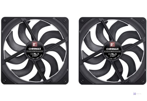 Wentylator NOCTUA 140mm NF-A14x25 G2 PWM Sx2 PP chromax black