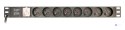 GEMBIRD LISTWA ZASILAJĄCA RACK 19" PDU EG-PDU-014-F 1U, 16A, 8X FRANCUSKIE GNIAZDO, WTYK SCHUKO, KABEL 3M