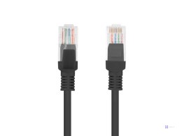 Patchcord UTP Lanberg PCU5-10CC-2000-BK (RJ45 - RJ45 ; 20m; UTP; kat. 5e; kolor czarny)