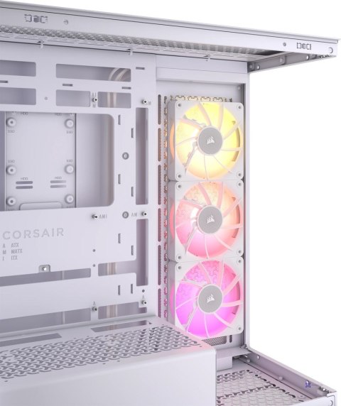 ICUE LINK 3500X RGB Tempered Glass Mid-Tower, White