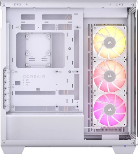ICUE LINK 3500X RGB Tempered Glass Mid-Tower, White