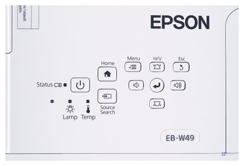 PROJEKTOR EPSON EB-W49 LCD, WXGA, 3800 ANSI, 16000:1