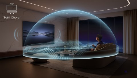 Soundbar TCL Q75HE 5.1.2 kan. 620W Bluetooth 5.3 Dolby Vision Tytanowy